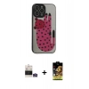 MARSİLYAN™- iPhone 14 Pro Max Kılıf Odak Klasik Serisi - Siyah Buffer Cam Ekran Koruyucu + Bilvis Titan Kamera Lens - GS