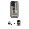 MARSİLYAN™- iPhone 14 Pro Max Kılıf Odak Klasik Serisi - Siyah Buffer Hayalet Cam Ekran Koruyucu + Bilvis Titan Kamera Lens - DNMR