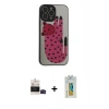 MARSİLYAN™- iPhone 14 Pro Max Kılıf Odak Klasik Serisi - Siyah Polymer Nano Ekran Koruyucu + Bilvis Titan Kamera Lens - SH