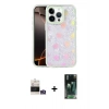MARSİLYAN™- iPhone 14 Pro Max Kılıf Odak Prime - Şeffaf 360 Full Body Arka Koruyucu + Bilvis Titan Kamera Lens - GS