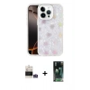 MARSİLYAN™- iPhone 14 Pro Max Kılıf Odak Prime - Şeffaf 360 Full Body Arka Koruyucu + Bilvis Titan Kamera Lens - GS