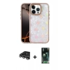 MARSİLYAN™- iPhone 14 Pro Max Kılıf Odak Prime - Şeffaf 360 Full Body Arka Koruyucu + Raze Metal Kamera Lens - GS
