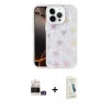MARSİLYAN™- iPhone 14 Pro Max Kılıf Odak Prime - Şeffaf Pasifik Cam Ekran Koruyucu + Bilvis Titan Kamera Lens - GS