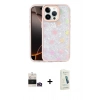 MARSİLYAN™- iPhone 14 Pro Max Kılıf Odak Prime - Şeffaf Pasifik Cam Ekran Koruyucu + Bilvis Titan Kamera Lens - GD