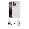 MARSİLYAN™- iPhone 14 Pro Max Kılıf Odak Prime - Şeffaf Pasifik Cam Ekran Koruyucu + Bilvis Titan Kamera Lens - GS