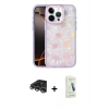 MARSİLYAN™- iPhone 14 Pro Max Kılıf Odak Prime - Şeffaf Pasifik Cam Ekran Koruyucu + Raze Metal Kamera Lens - GS