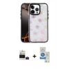 MARSİLYAN™- iPhone 14 Pro Max Kılıf Odak Prime - Şeffaf Royal Nano Ekran Koruyucu + Bilvis Titan Kamera Lens - DNMR