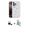 MARSİLYAN™- iPhone 14 Pro Max Kılıf Odak Prime - Şeffaf Royal Nano Ekran Koruyucu + Bilvis Titan Kamera Lens - DNMR