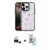 MARSİLYAN™- iPhone 14 Pro Max Kılıf Odak Prime - Şeffaf Royal Nano Ekran Koruyucu + Bilvis Titan Kamera Lens - GD