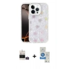 MARSİLYAN™- iPhone 14 Pro Max Kılıf Odak Prime - Şeffaf Royal Nano Ekran Koruyucu + Bilvis Titan Kamera Lens - GD