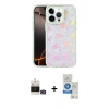MARSİLYAN™- iPhone 14 Pro Max Kılıf Odak Prime - Şeffaf Royal Nano Ekran Koruyucu + Bilvis Titan Kamera Lens - GD