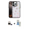 MARSİLYAN™- iPhone 14 Pro Max Kılıf Odak Prime - Şeffaf Royal Nano Ekran Koruyucu + Bilvis Titan Kamera Lens - GS