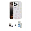MARSİLYAN™- iPhone 14 Pro Max Kılıf Odak Prime - Şeffaf Royal Nano Ekran Koruyucu + Bilvis Titan Kamera Lens - GS