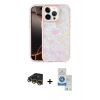 MARSİLYAN™- iPhone 14 Pro Max Kılıf Odak Prime - Şeffaf Royal Nano Ekran Koruyucu + Raze Metal Kamera Lens - GD