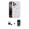 MARSİLYAN™- iPhone 14 Pro Max Kılıf Odak Prime - Siyah 360 Mat Full Body Arka Koruyucu + Bilvis Titan Kamera Lens - DNMR