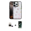 MARSİLYAN™- iPhone 14 Pro Max Kılıf Odak Prime - Siyah 360 Mat Full Body Arka Koruyucu + Bilvis Titan Kamera Lens - GD
