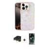 MARSİLYAN™- iPhone 14 Pro Max Kılıf Odak Prime - Siyah 360 Mat Full Body Arka Koruyucu + Raze Metal Kamera Lens - GD