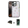 MARSİLYAN™- iPhone 14 Pro Max Kılıf Odak Prime - Siyah 360 Mat Full Body Arka Koruyucu + Raze Metal Kamera Lens - GD