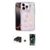 MARSİLYAN™- iPhone 14 Pro Max Kılıf Odak Prime - Siyah 360 Mat Full Body Arka Koruyucu + Raze Metal Kamera Lens - GD