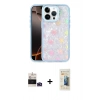 MARSİLYAN™- iPhone 14 Pro Max Kılıf Odak Prime - Siyah 6D Mat Seramik Hayalet Nano Ekran Koruyucu + Bilvis Titan Kamera Lens - DNMR