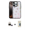 MARSİLYAN™- iPhone 14 Pro Max Kılıf Odak Prime - Siyah 6D Mat Seramik Hayalet Nano Ekran Koruyucu + Bilvis Titan Kamera Lens - GD