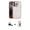 MARSİLYAN™- iPhone 14 Pro Max Kılıf Odak Prime - Siyah 6D Mat Seramik Hayalet Nano Ekran Koruyucu + Bilvis Titan Kamera Lens - GD