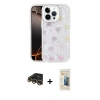 MARSİLYAN™- iPhone 14 Pro Max Kılıf Odak Prime - Siyah 6D Mat Seramik Hayalet Nano Ekran Koruyucu + Raze Metal Kamera Lens - GD