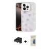 MARSİLYAN™- iPhone 14 Pro Max Kılıf Odak Prime - Siyah 6D Mat Seramik Hayalet Nano Ekran Koruyucu + Raze Metal Kamera Lens - GS
