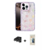 MARSİLYAN™- iPhone 14 Pro Max Kılıf Odak Prime - Siyah 6D Mat Seramik Hayalet Nano Ekran Koruyucu + Raze Metal Kamera Lens - GS