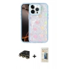 MARSİLYAN™- iPhone 14 Pro Max Kılıf Odak Prime - Siyah 6D Mat Seramik Hayalet Nano Ekran Koruyucu + Raze Metal Kamera Lens - GD