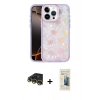 MARSİLYAN™- iPhone 14 Pro Max Kılıf Odak Prime - Siyah 6D Mat Seramik Hayalet Nano Ekran Koruyucu + Raze Metal Kamera Lens - GD