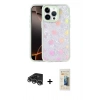 MARSİLYAN™- iPhone 14 Pro Max Kılıf Odak Prime - Siyah 6D Mat Seramik Hayalet Nano Ekran Koruyucu + Raze Metal Kamera Lens - GS