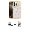 MARSİLYAN™- iPhone 14 Pro Max Kılıf Odak Prime - Siyah Bilvis 3D Mat Cam Ekran Koruyucu + Bilvis Titan Kamera Lens - DNMR