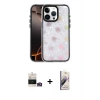 MARSİLYAN™- iPhone 14 Pro Max Kılıf Odak Prime - Siyah Bilvis 3D Mat Cam Ekran Koruyucu + Bilvis Titan Kamera Lens - GD