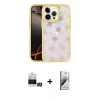MARSİLYAN™- iPhone 14 Pro Max Kılıf Odak Prime - Siyah Bilvis 3D Mat Cam Ekran Koruyucu + Bilvis Titan Kamera Lens - GD