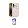 MARSİLYAN™- iPhone 14 Pro Max Kılıf Odak Prime - Siyah Bilvis 5in1 3D Magic Cam Ekran Koruyucu