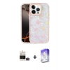 MARSİLYAN™- iPhone 14 Pro Max Kılıf Odak Prime - Siyah Bilvis 5in1 3D Magic Cam Ekran Koruyucu + Bilvis Titan Kamera Lens - GD