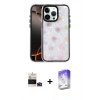 MARSİLYAN™- iPhone 14 Pro Max Kılıf Odak Prime - Siyah Bilvis 5in1 3D Magic Cam Ekran Koruyucu + Bilvis Titan Kamera Lens - DNMR