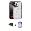 MARSİLYAN™- iPhone 14 Pro Max Kılıf Odak Prime - Siyah Bilvis 5in1 3D Magic Cam Ekran Koruyucu + Raze Metal Kamera Lens - GD