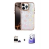 MARSİLYAN™- iPhone 14 Pro Max Kılıf Odak Prime - Siyah Bilvis 5in1 5D Magic Hayalet Cam Ekran Koruyucu + Bilvis Titan Kamera Lens - DNMR