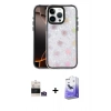 MARSİLYAN™- iPhone 14 Pro Max Kılıf Odak Prime - Siyah Bilvis 5in1 5D Magic Hayalet Cam Ekran Koruyucu + Bilvis Titan Kamera Lens - GS