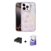 MARSİLYAN™- iPhone 14 Pro Max Kılıf Odak Prime - Siyah Bilvis 5in1 5D Magic Hayalet Cam Ekran Koruyucu + Raze Metal Kamera Lens - GS