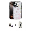 MARSİLYAN™- iPhone 14 Pro Max Kılıf Odak Prime - Siyah Bilvis Hayalet Cam Ekran Koruyucu + Bilvis Titan Kamera Lens - GD