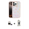 MARSİLYAN™- iPhone 14 Pro Max Kılıf Odak Prime - Siyah Bilvis Hayalet Cam Ekran Koruyucu + Bilvis Titan Kamera Lens - GD