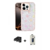 MARSİLYAN™- iPhone 14 Pro Max Kılıf Odak Prime - Siyah Bilvis Hayalet Cam Ekran Koruyucu + Raze Metal Kamera Lens - GS
