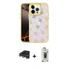 MARSİLYAN™- iPhone 14 Pro Max Kılıf Odak Prime - Siyah Bilvis Hayalet Cam Ekran Koruyucu + Raze Metal Kamera Lens - GS