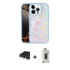 MARSİLYAN™- iPhone 14 Pro Max Kılıf Odak Prime - Siyah Bilvis Hayalet Cam Ekran Koruyucu + Raze Metal Kamera Lens - GS