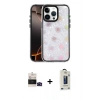 MARSİLYAN™- iPhone 14 Pro Max Kılıf Odak Prime - Siyah Bilvis Hayalet Cam Ekran Koruyucu + Bilvis Titan Kamera Lens - SH