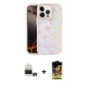 MARSİLYAN™- iPhone 14 Pro Max Kılıf Odak Prime - Siyah Buffer Cam Ekran Koruyucu + Bilvis Titan Kamera Lens - GD