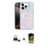 MARSİLYAN™- iPhone 14 Pro Max Kılıf Odak Prime - Siyah Buffer Cam Ekran Koruyucu + Bilvis Titan Kamera Lens - GD